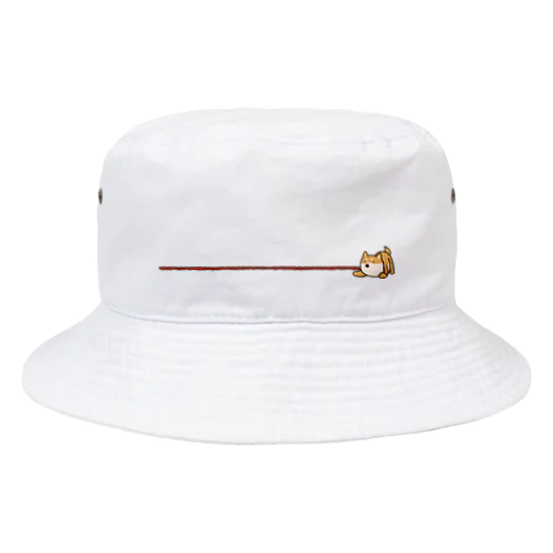 ひっぱり柴犬 Bucket Hat