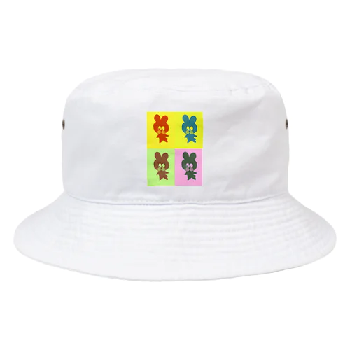 pyonkoカラフルハット Bucket Hat