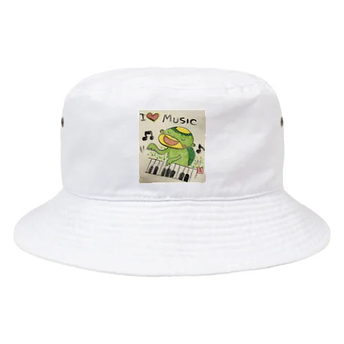 ピアノかっぱくん Piano Kappa-kun Bucket Hat
