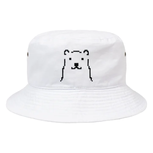 しろくま.（くろいろ） Bucket Hat