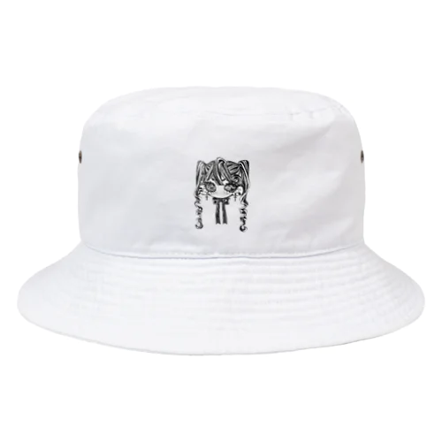 モノクロ少女 Bucket Hat