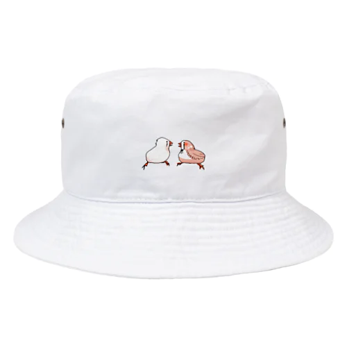 キンカチョウのにらめっこ Bucket Hat