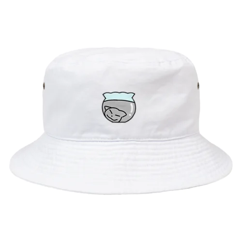 液体ねこin金魚鉢 Bucket Hat