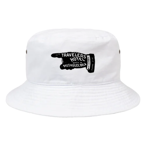 GO TO TRAVELERS HOTEL_BLK Bucket Hat