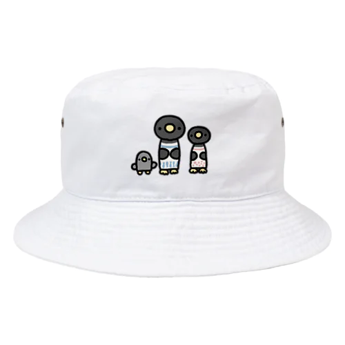 こけぺん　家族 Bucket Hat