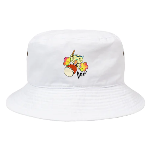 太鼓のドラ　前面プリント Bucket Hat