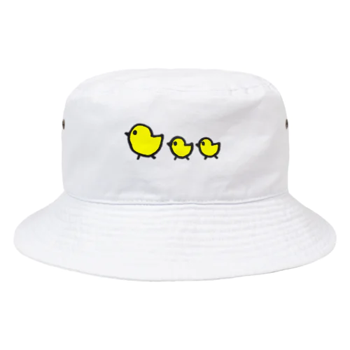 ヒヨコの親子 Bucket Hat