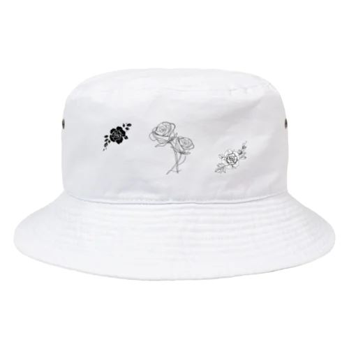 モノクロ_r:mn Bucket Hat