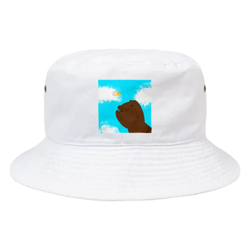 ハチとクマ（濃） Bucket Hat