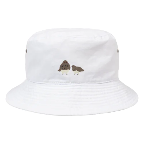 らいちょう親子夏毛 Bucket Hat