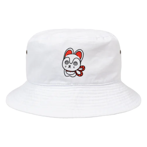 福犬ちゃん　黒 Bucket Hat