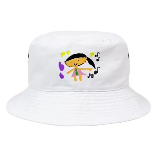 るんるんおんなのこ Bucket Hat