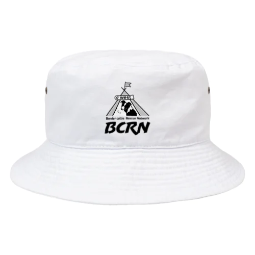 BCRN-westオリジナルロゴ黒 バケットハット