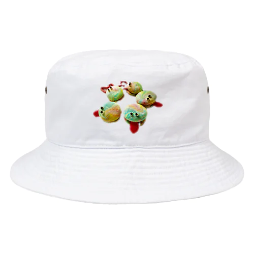 マカロンモンスター(写真)マーブル Bucket Hat