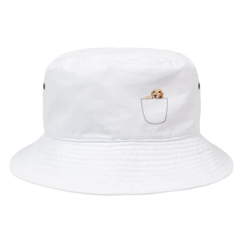 ポケット犬。 Bucket Hat