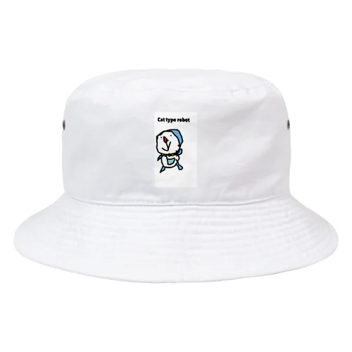 pipopapo-31 ネコ型ロボット Bucket Hat