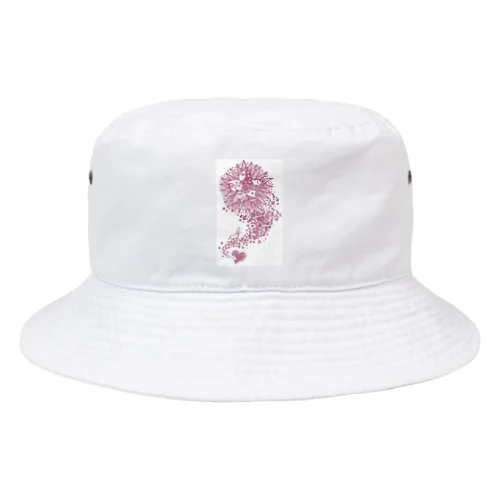 ピンクのインドリヤちゃん Bucket Hat
