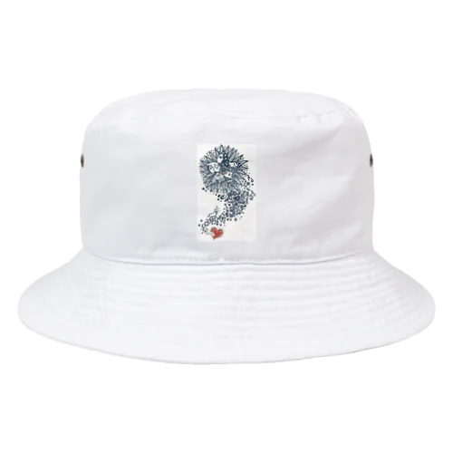 紺のインドリヤちゃん Bucket Hat