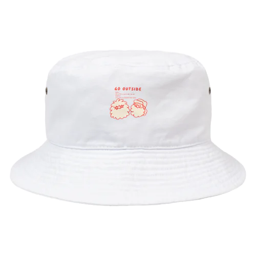 イエティとおじさん Bucket Hat