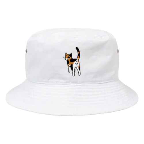 ねこけつω（三毛猫） Bucket Hat