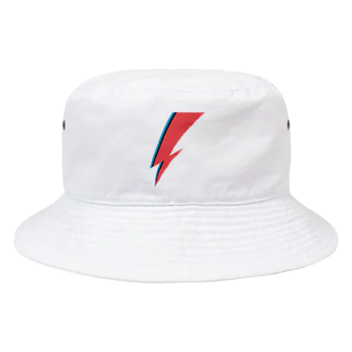 LIGHTNING BOLT -GLAM ROCK MAKE UP- Bucket Hat