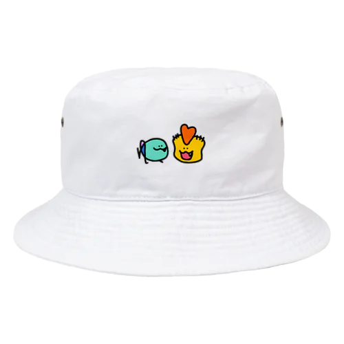 わいさんとゆぎょちゃん Bucket Hat