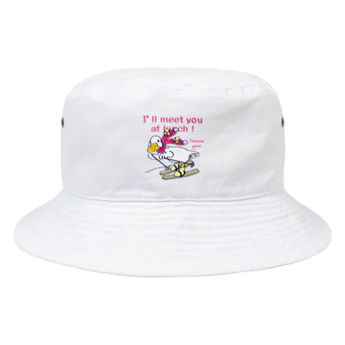 CT75あひるのおひるさんのスキーＡ Bucket Hat