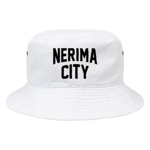 練馬区 NERIMA CITY ロゴブラック Bucket Hat