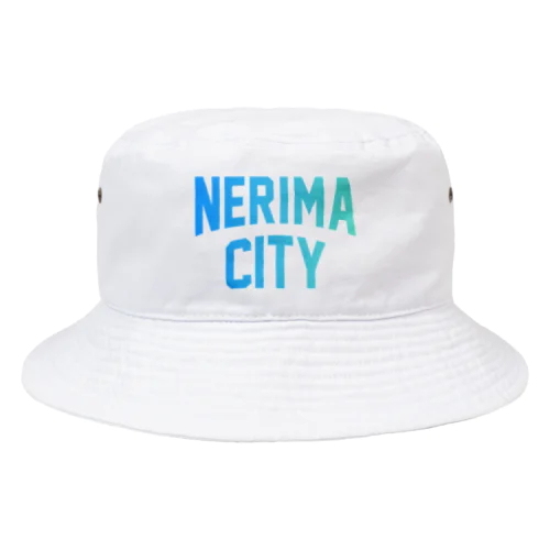 練馬区 NERIMA CITY ロゴブルー Bucket Hat