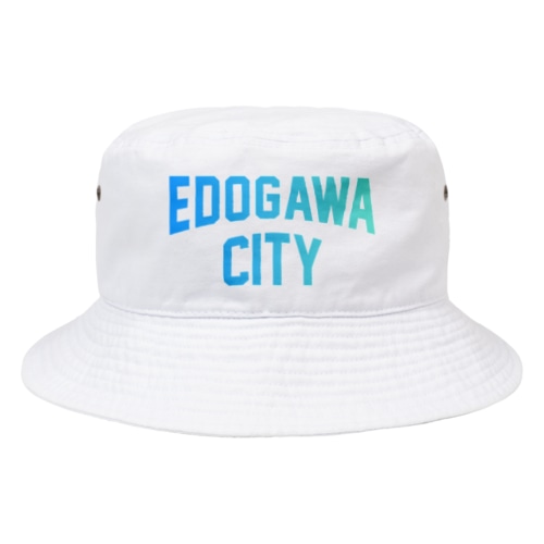 江戸川区 EDOGAWA CITY ロゴブルー Bucket Hat