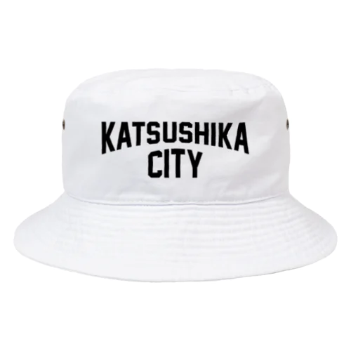 葛飾区 KATSUSHIKA CITY ロゴブラック Bucket Hat