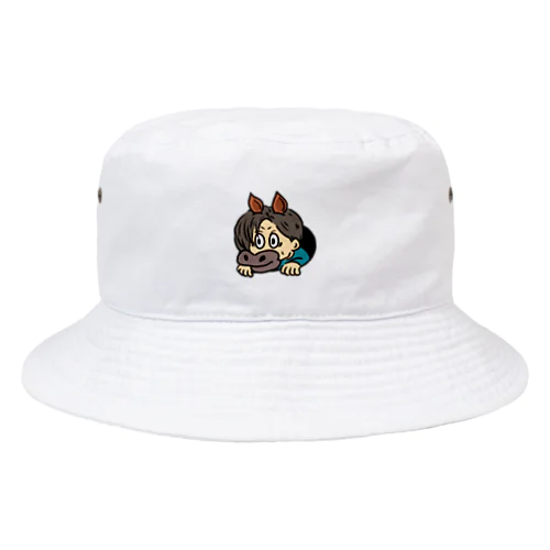 ひょっこりうま Bucket Hat