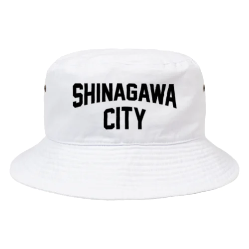 品川区 SHINAGAWA CITY ロゴブラック Bucket Hat