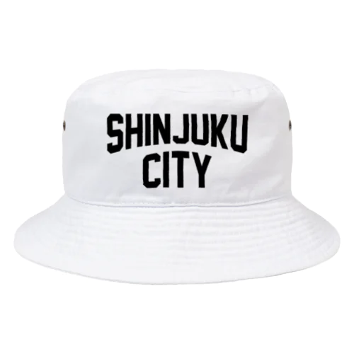 新宿区 SHINJUKU CITY ロゴブラック Bucket Hat