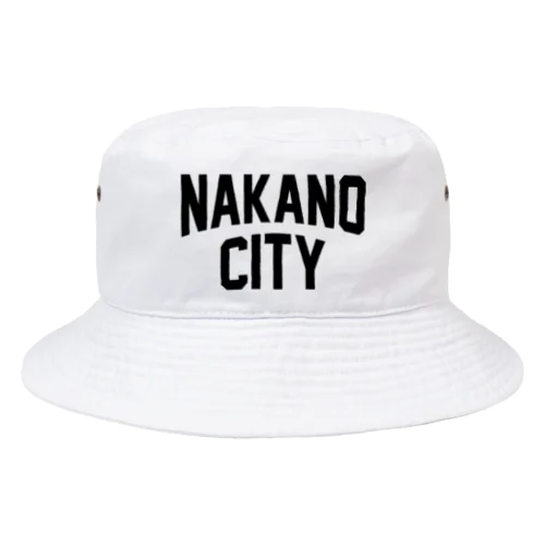 中野区 NAKANO CITY ロゴブラック Bucket Hat