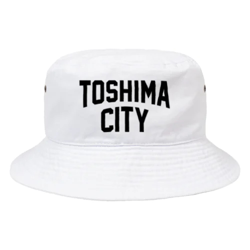 豊島区 TOSHIMA CITY ロゴブラック Bucket Hat