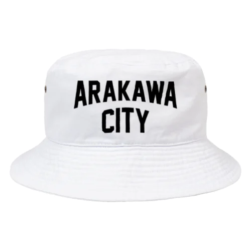 荒川区 ARAKAWA WARD ロゴブラック Bucket Hat