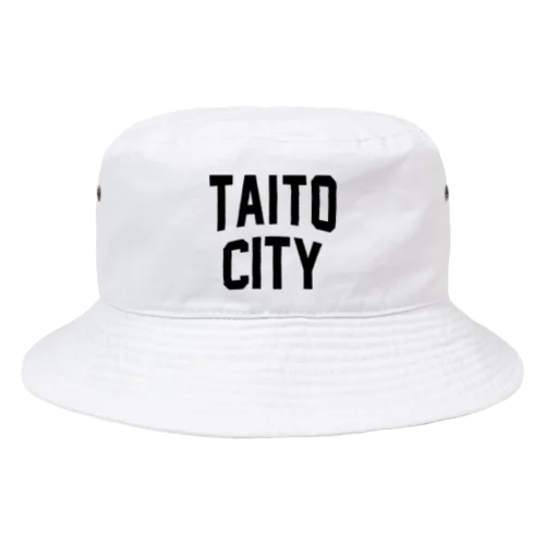 台東区 TAITO WARD ロゴブラック Bucket Hat