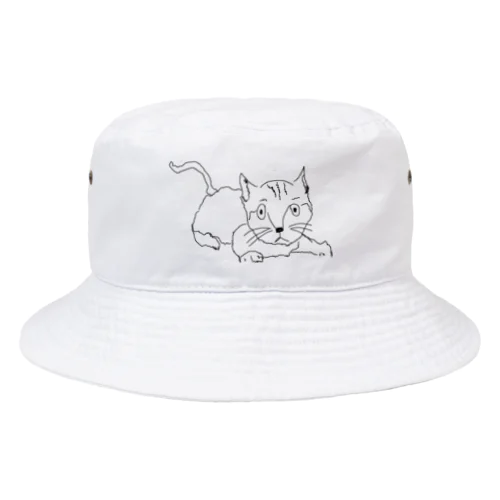 シュール猫 Bucket Hat