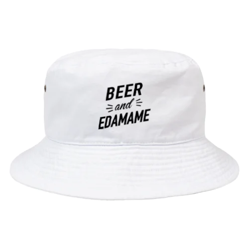 ビールアンド枝豆 Bucket Hat