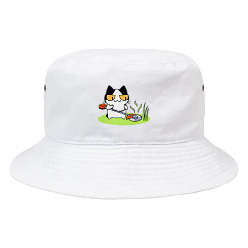 草刈り猫 Bucket Hat