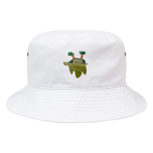 しまがめ Bucket Hat