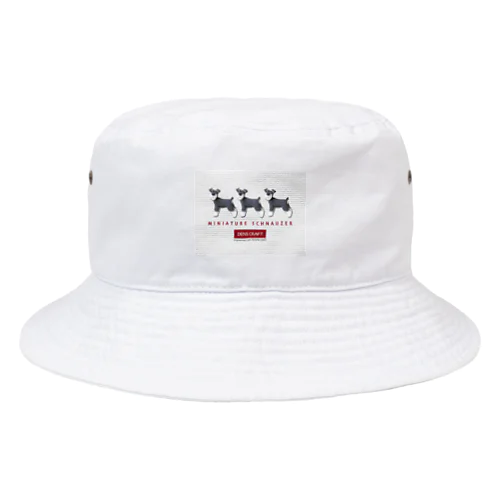 DENS_立ちシュナ×3_SPアカ_グッズ1 Bucket Hat