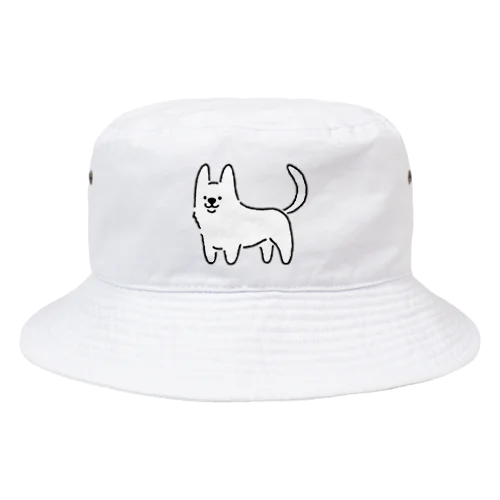 コーギー真っ白しっぽ Bucket Hat