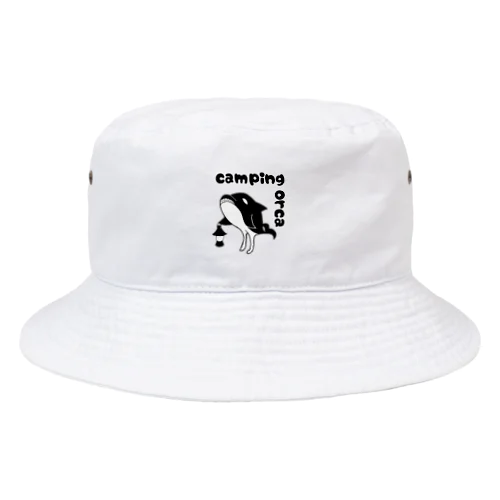 camping orca  シャチ　オルカ Bucket Hat