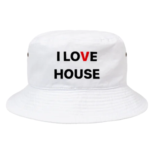 I LOVE HOUSE Bucket Hat