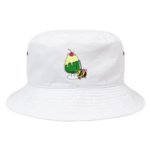 メロンソーダ Bucket Hat