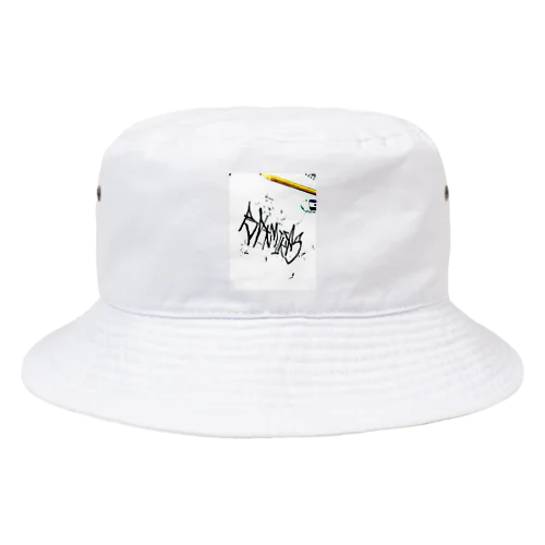 BANMIKAS  Scribble print Bucket Hat