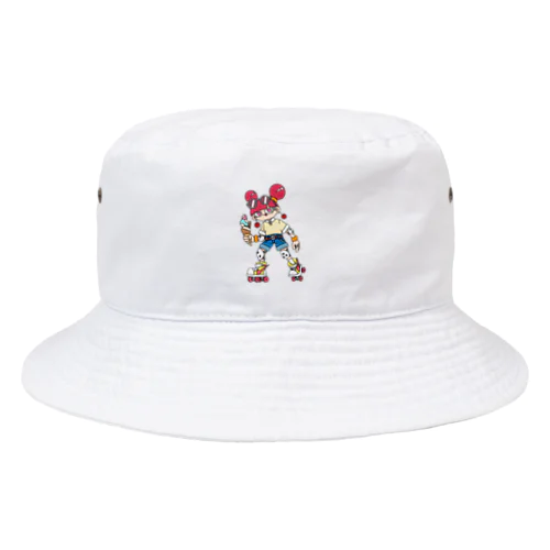 NerdCatHoodies SK8 girl 6 Bucket Hat