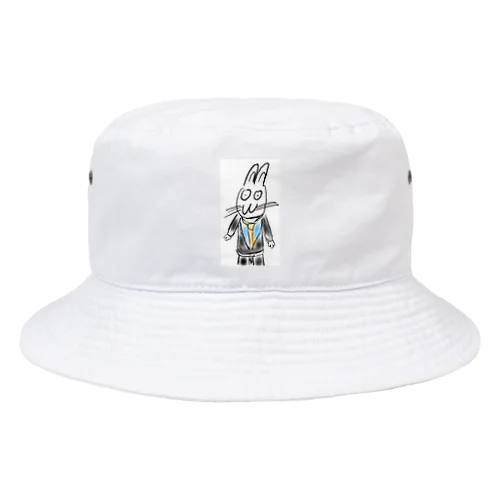 出勤前のウサハット Bucket Hat